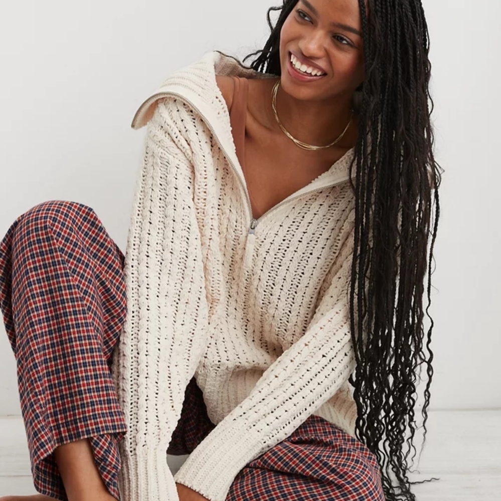 Cozy Cream Knit Sweater